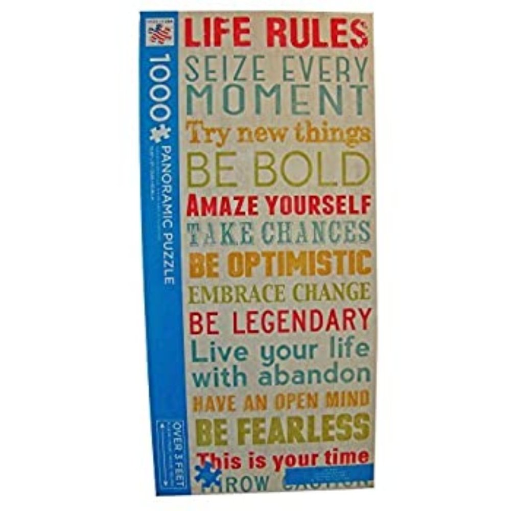 Louise Carey "Life Rules" 1000 piece puzzle